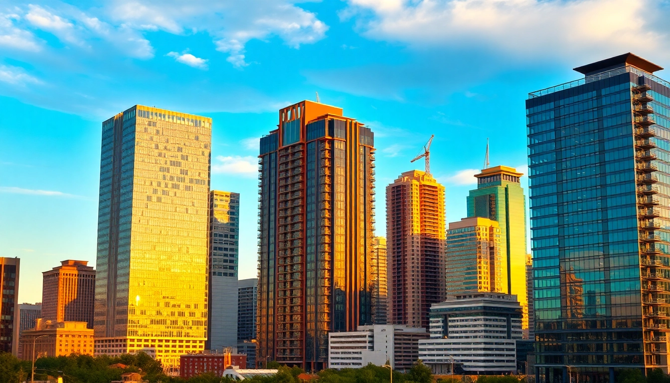 Professionals reviewing real estate investment news in a modern urban setting for informed decisions