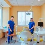 Ventura Bright Dental team providing friendly dental care in a modern, welcoming clinic setting