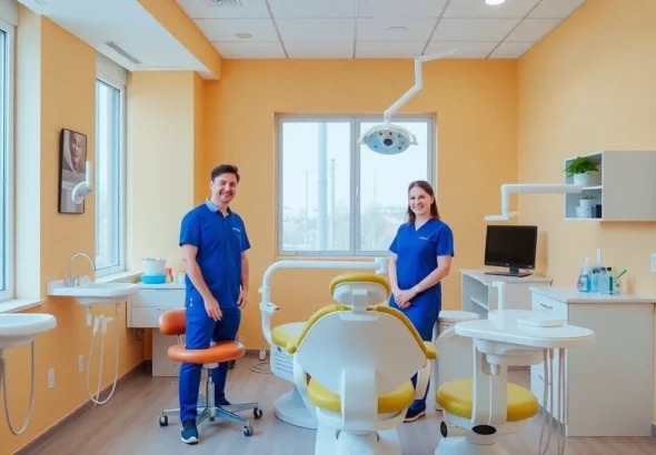 Ventura Bright Dental team providing friendly dental care in a modern, welcoming clinic setting