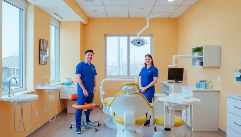 Ventura Bright Dental team providing friendly dental care in a modern, welcoming clinic setting