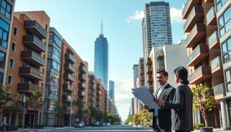 Landlord Property News Professional landlords reviewing property investment data and market trends