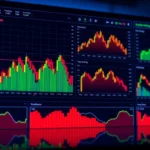 Trading view platform displaying live market charts and analysis tools for traders and investors