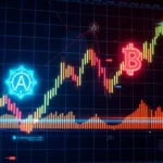 Aicoin digital platform showing real-time market charts and AI analytics for data enthusiasts